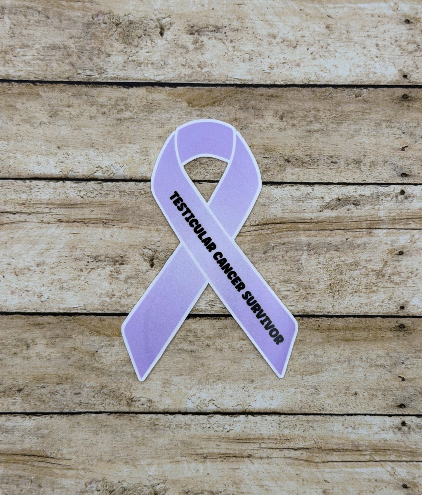 Testicular Cancer Survivor Ribbon Sticker