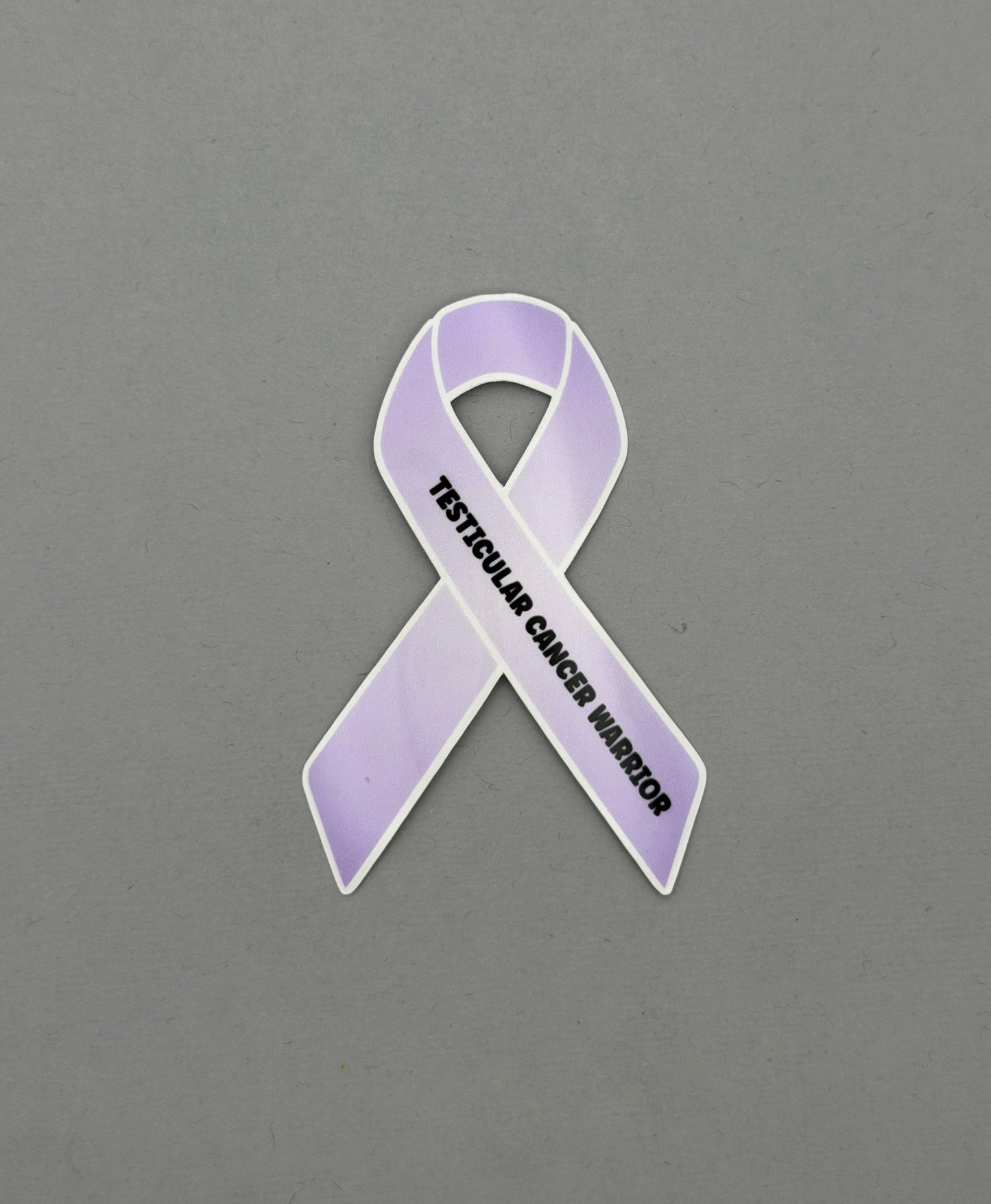 Testicular Cancer Warrior Ribbon Sticker
