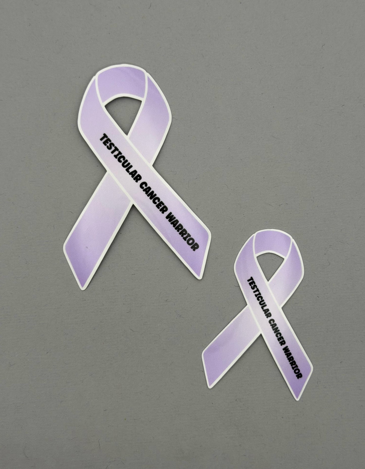 Testicular Cancer Warrior Ribbon Sticker