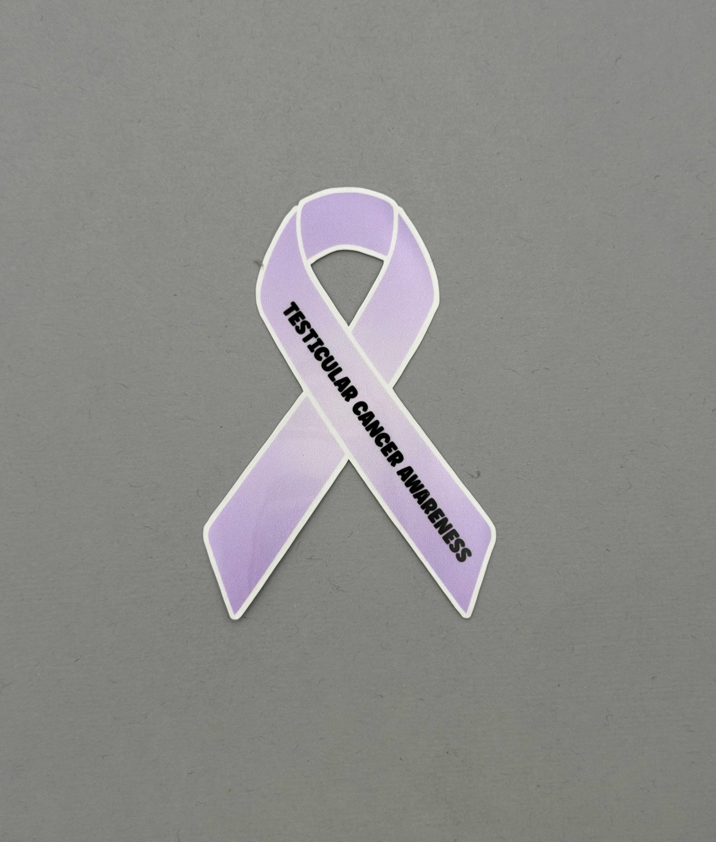 Testicular Cancer Awareness Ribbon Sticker