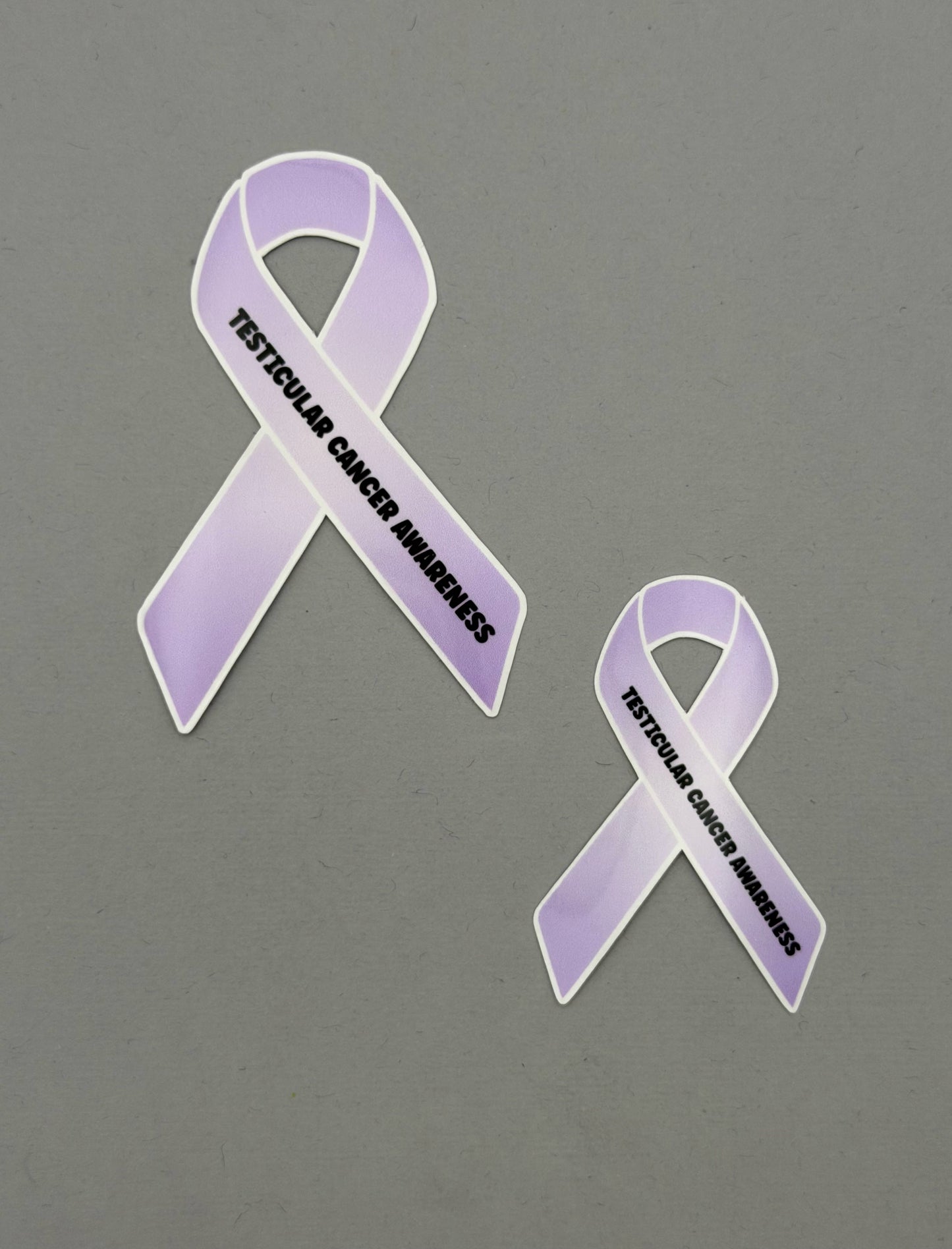 Testicular Cancer Awareness Ribbon Sticker