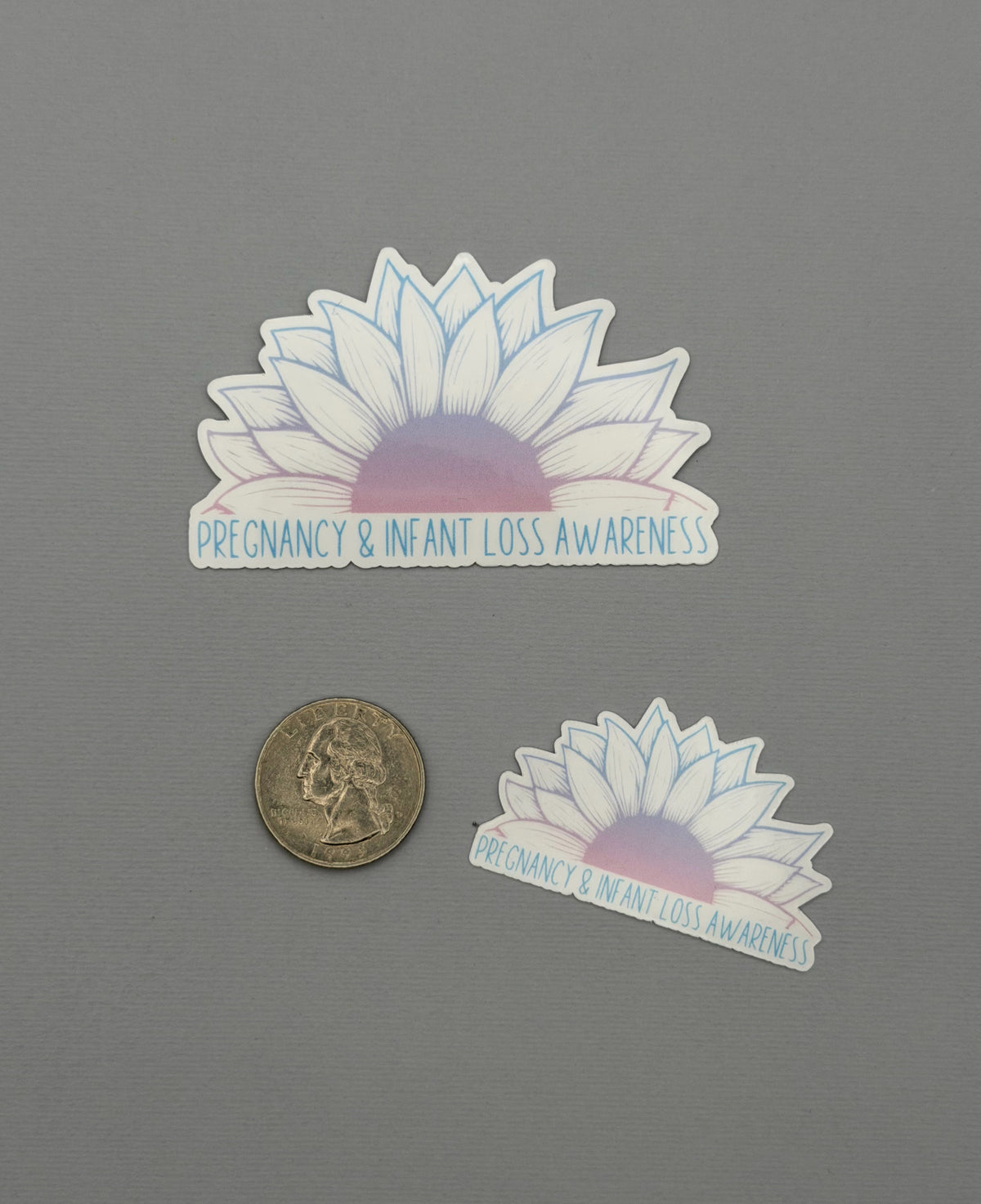 Pregnancy & Infant Loss Awareness Sunflower Sticker or Magnet