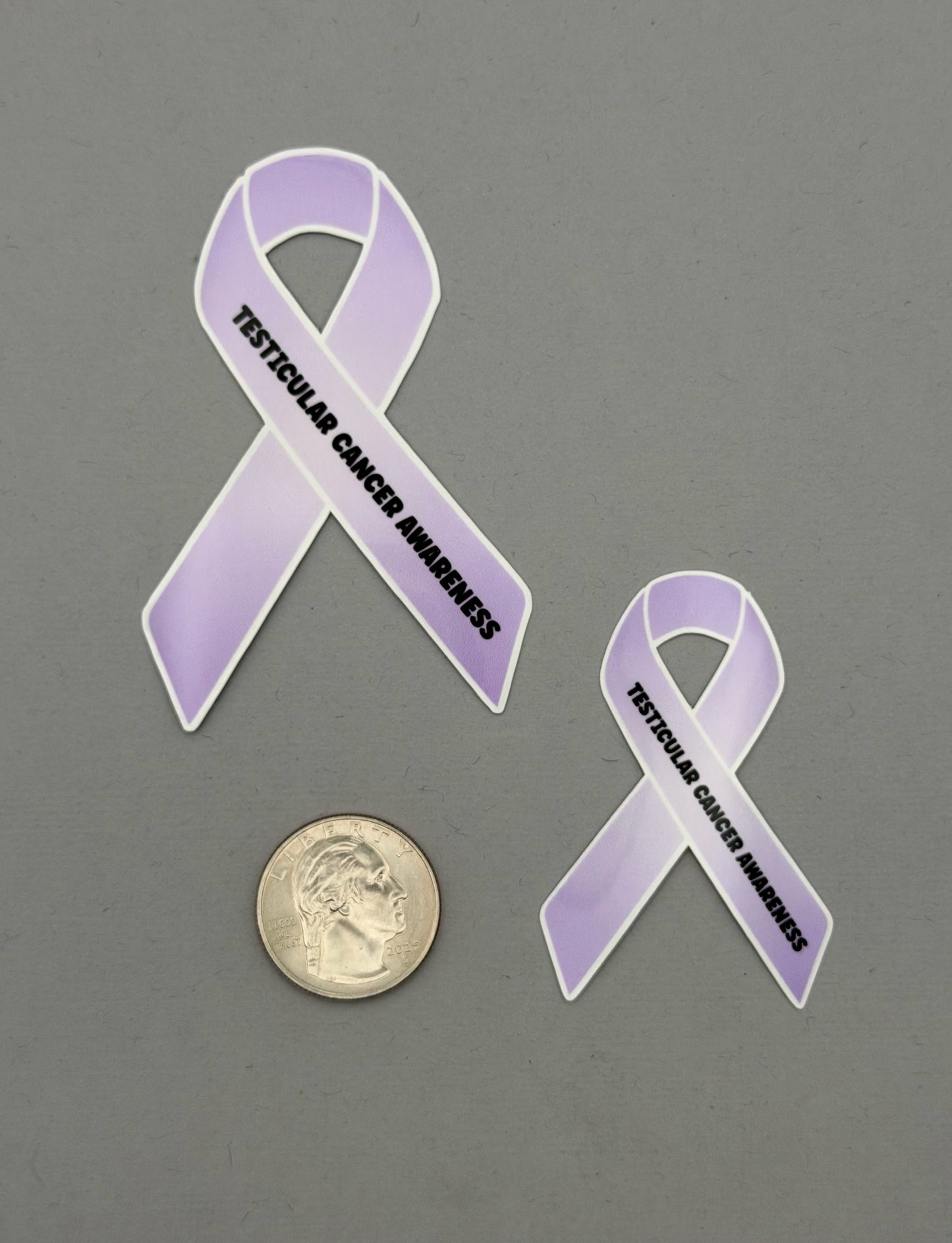 Testicular Cancer Awareness Ribbon Sticker