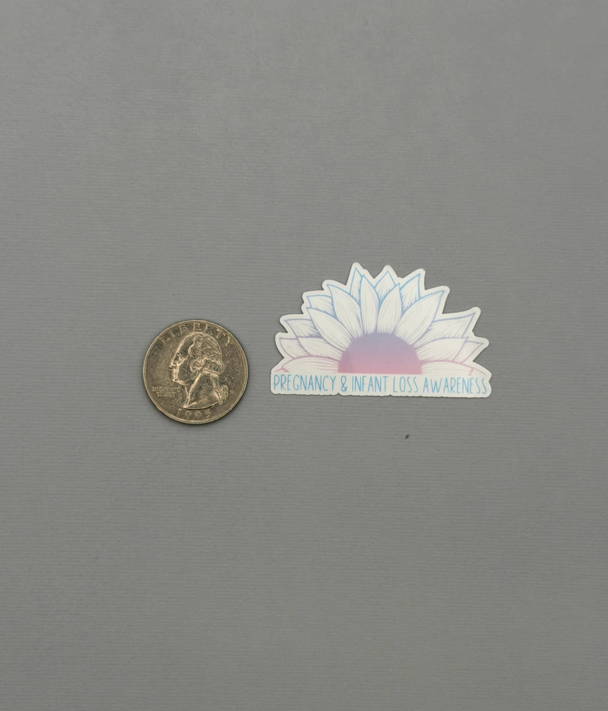 Pregnancy & Infant Loss Awareness Sunflower Sticker or Magnet