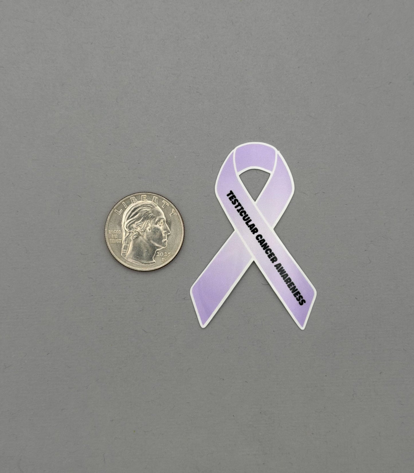 Testicular Cancer Awareness Ribbon Sticker