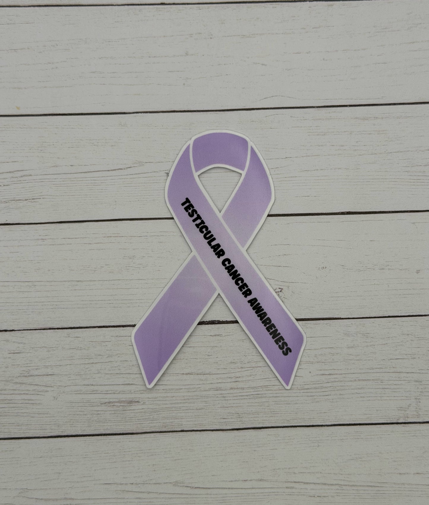 Testicular Cancer Awareness Ribbon Sticker