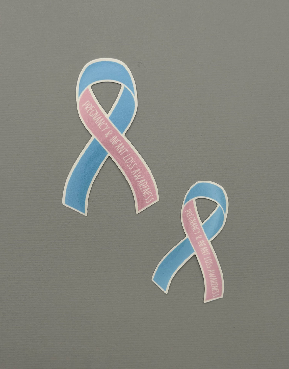 Pregnancy & Infant Loss Awareness Ribbon Sticker or Magnet