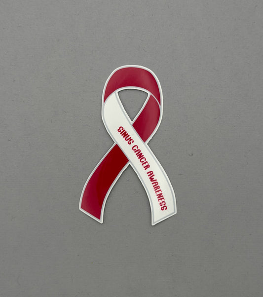 Sinus Cancer Awareness Ribbon Sticker