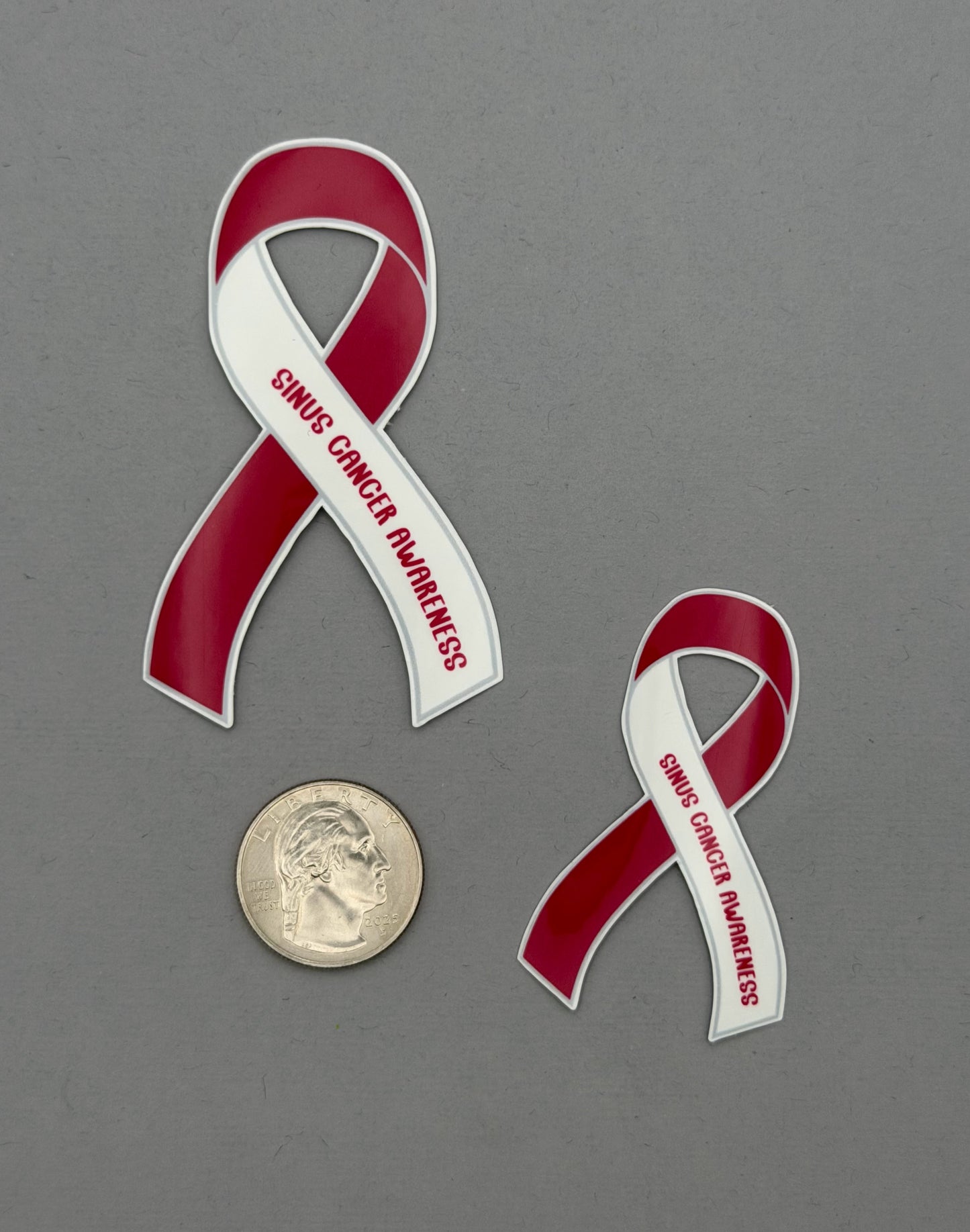 Sinus Cancer Awareness Ribbon Sticker