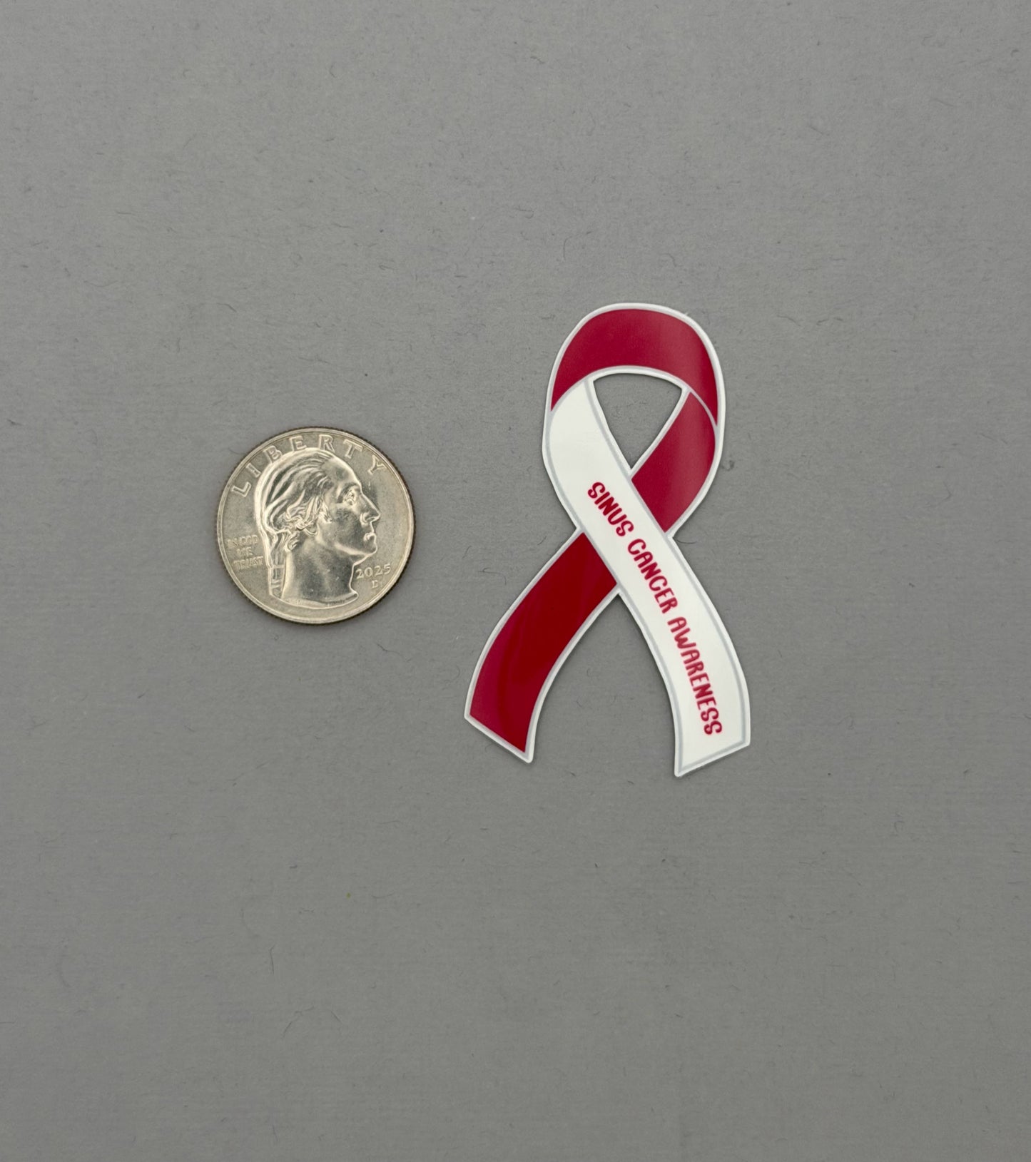 Sinus Cancer Awareness Ribbon Sticker