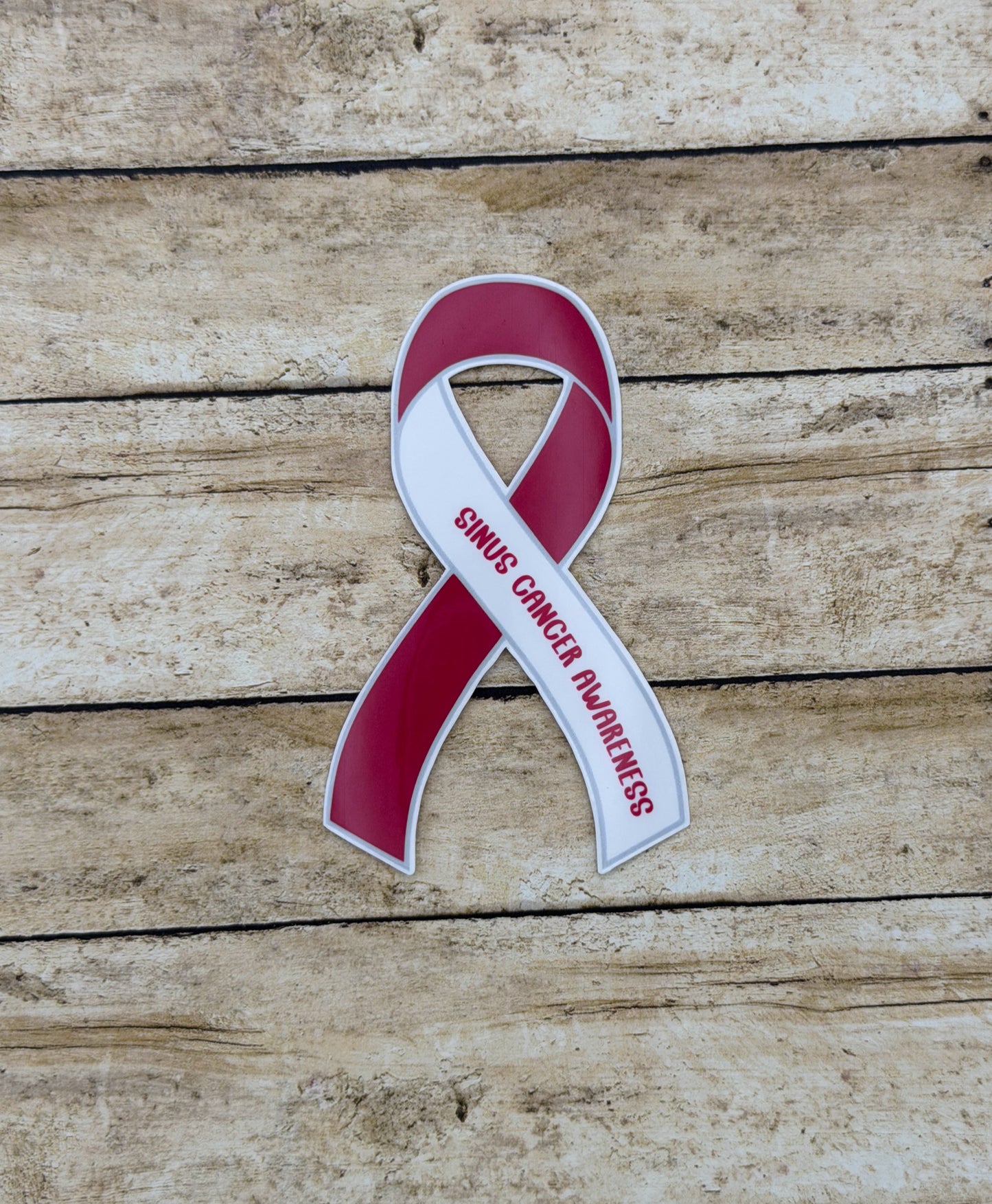Sinus Cancer Awareness Ribbon Sticker