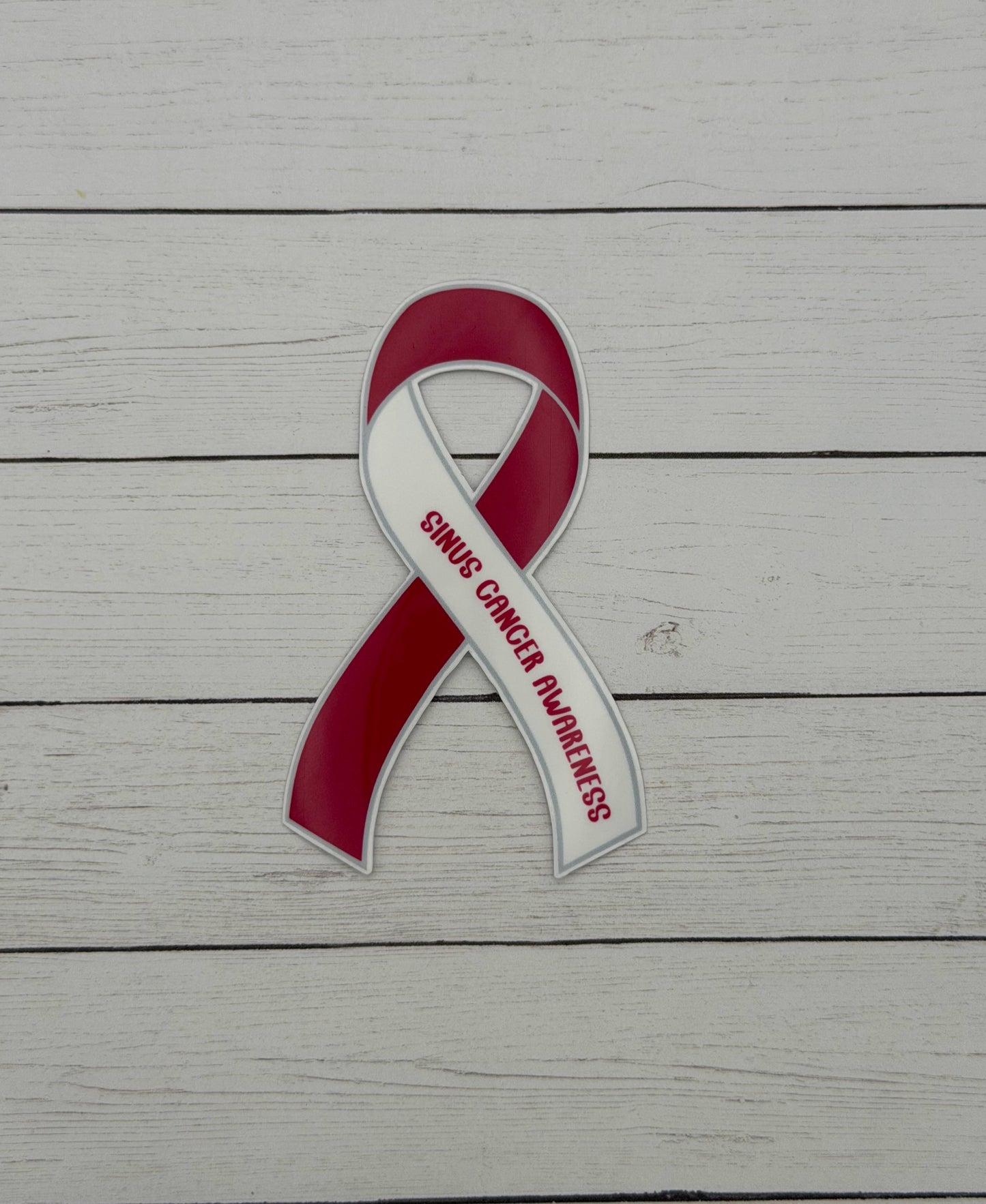 Sinus Cancer Awareness Ribbon Sticker