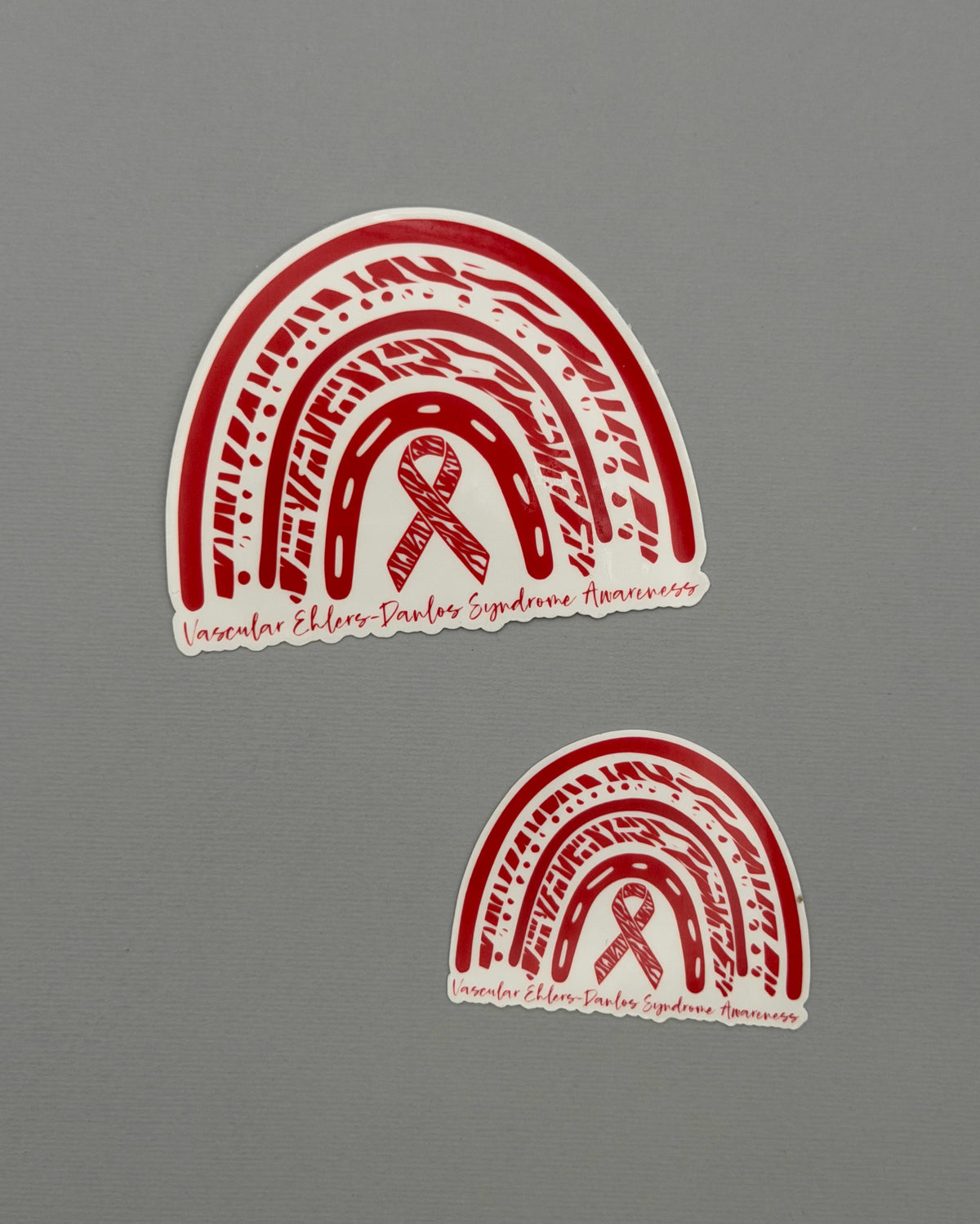 Vascular Ehlers–Danlos syndrome Awareness Rainbow Sticker or Magnet