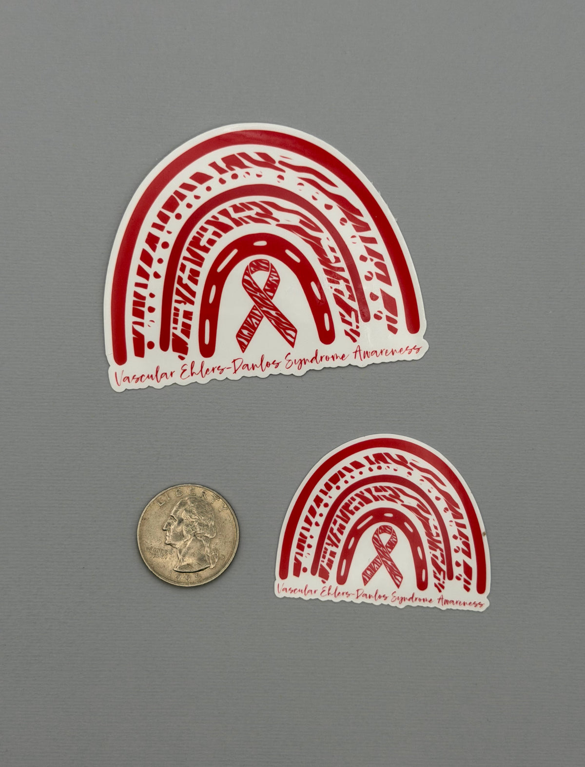 Vascular Ehlers–Danlos syndrome Awareness Rainbow Sticker or Magnet