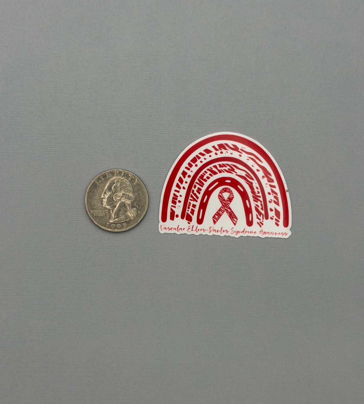 Vascular Ehlers–Danlos syndrome Awareness Rainbow Sticker or Magnet