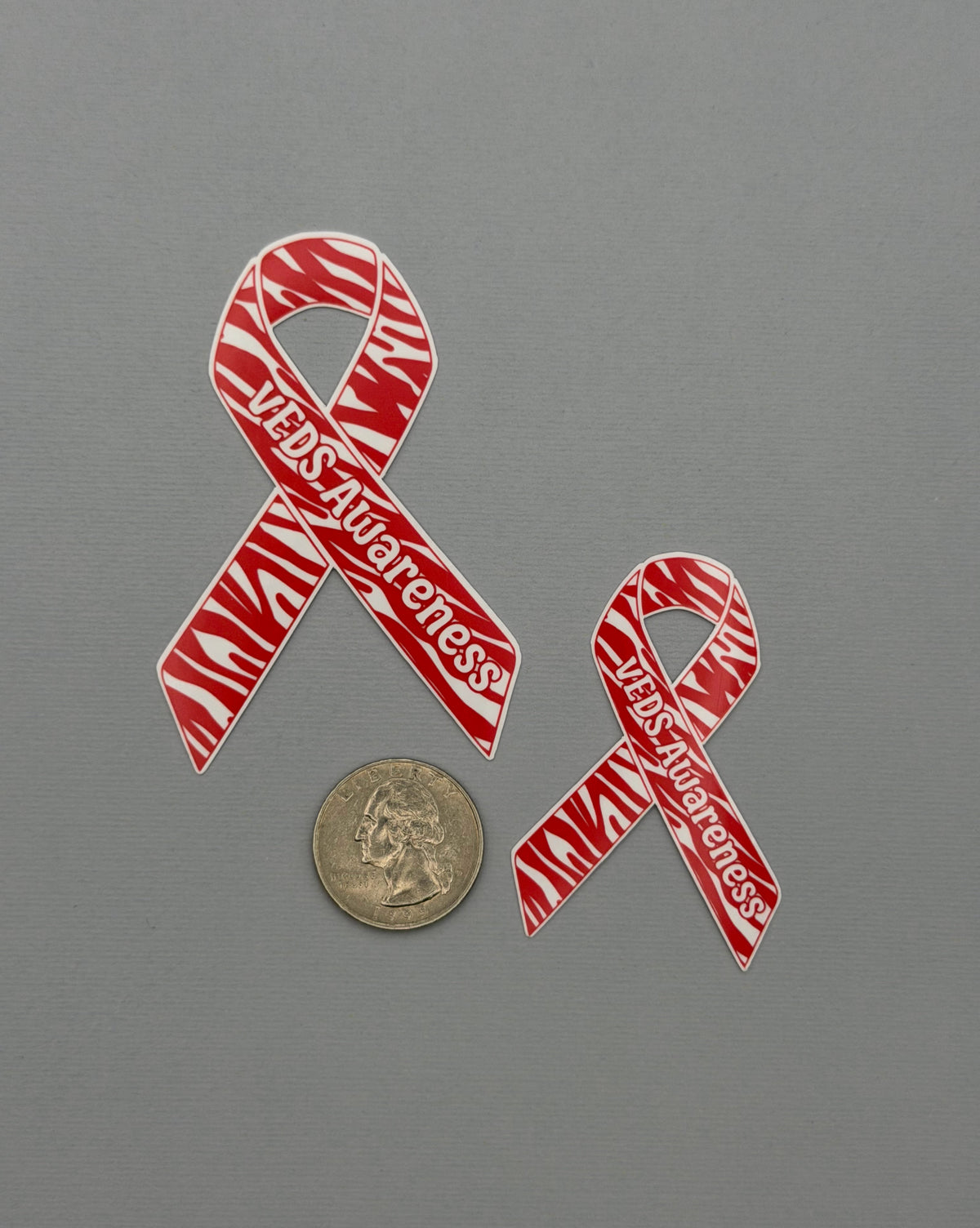 vEDS (Vascular Ehlers–Danlos syndrome) Awareness Ribbon Sticker or Magnet