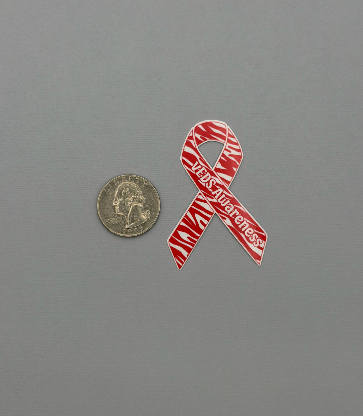 vEDS (Vascular Ehlers–Danlos syndrome) Awareness Ribbon Sticker or Magnet