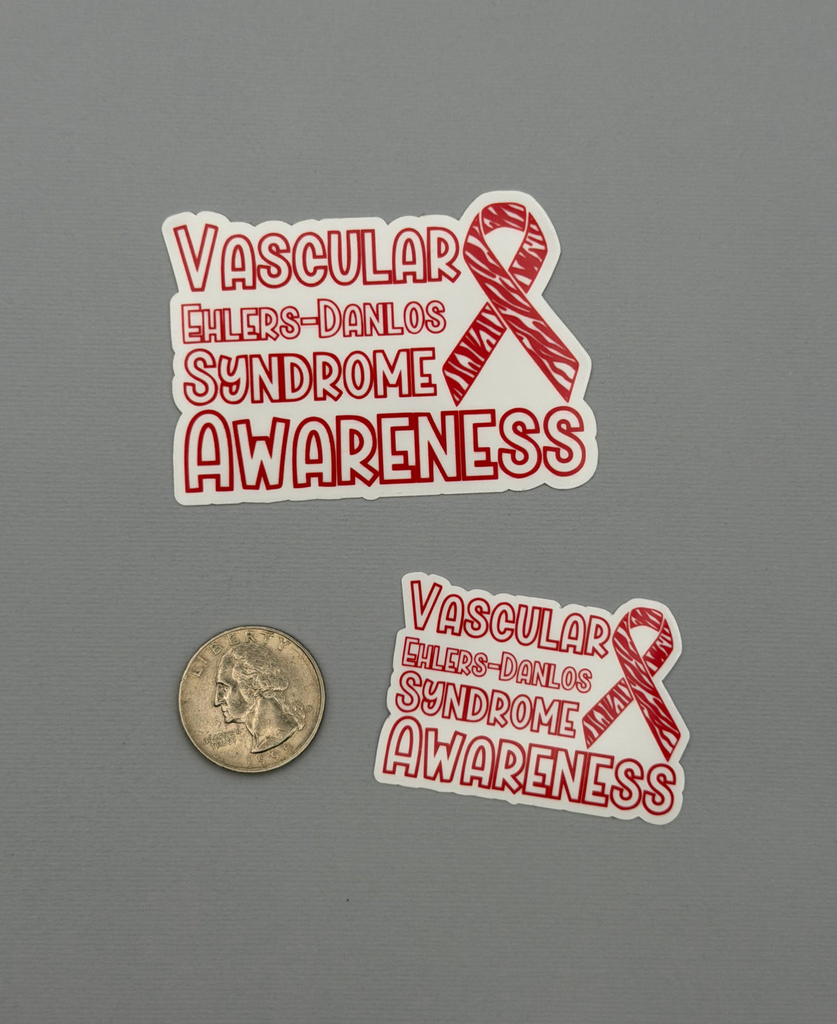 Vascular Ehlers–Danlos syndrome Awareness with Ribbon Sticker or Magnet