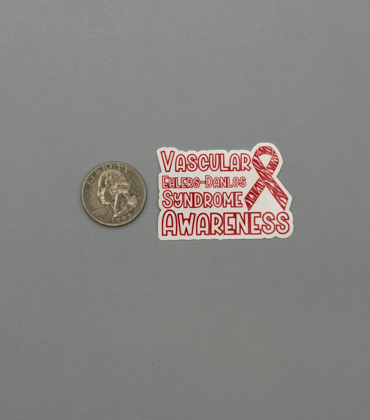 Vascular Ehlers–Danlos syndrome Awareness with Ribbon Sticker or Magnet