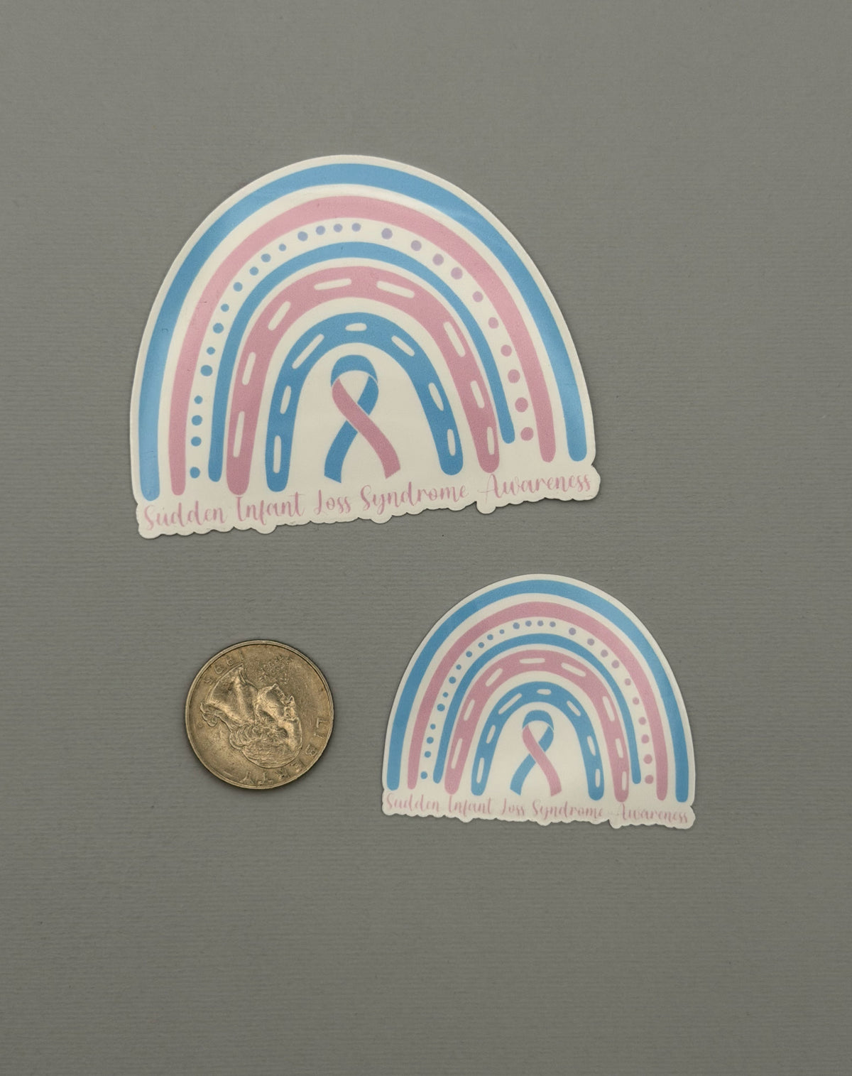 Sudden Infant Death Syndrome Awareness Rainbow Sticker or Magnet