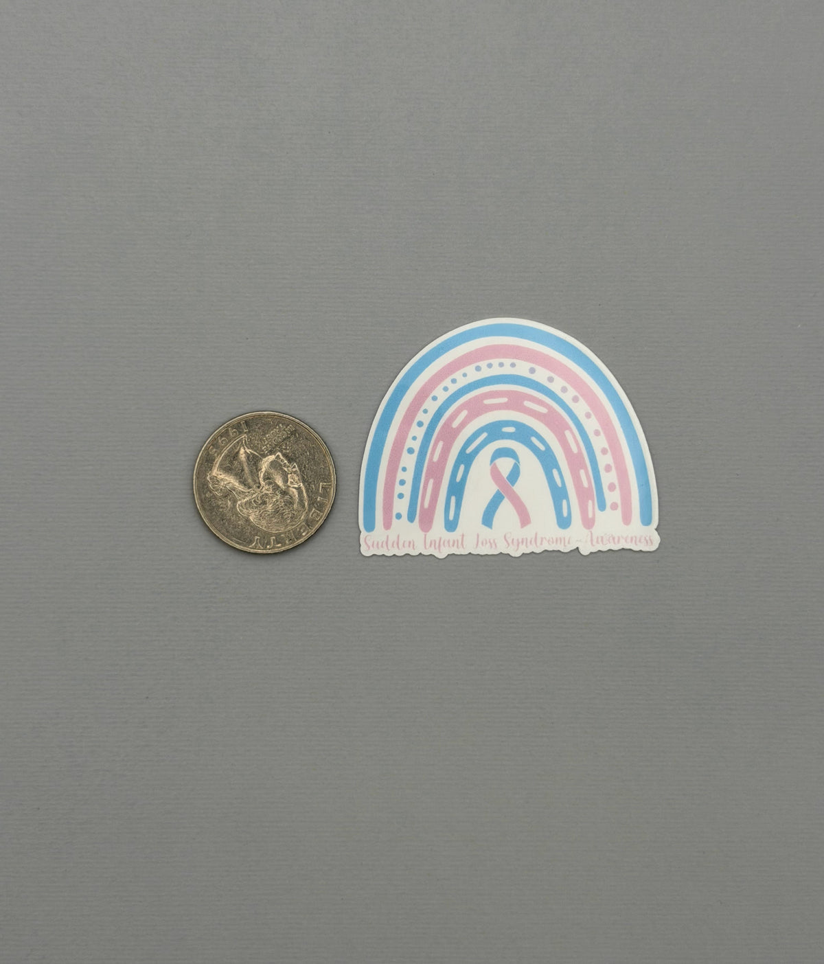 Sudden Infant Death Syndrome Awareness Rainbow Sticker or Magnet