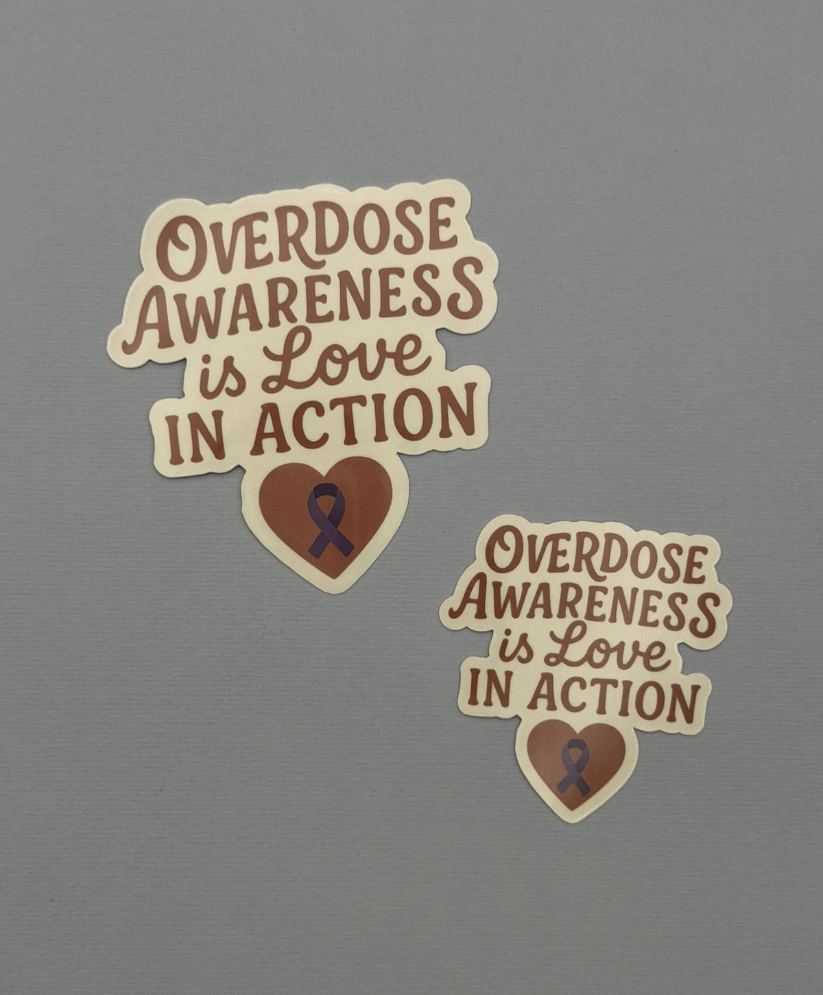 Overdose Awareness is Love In Action Sticker or Magnet