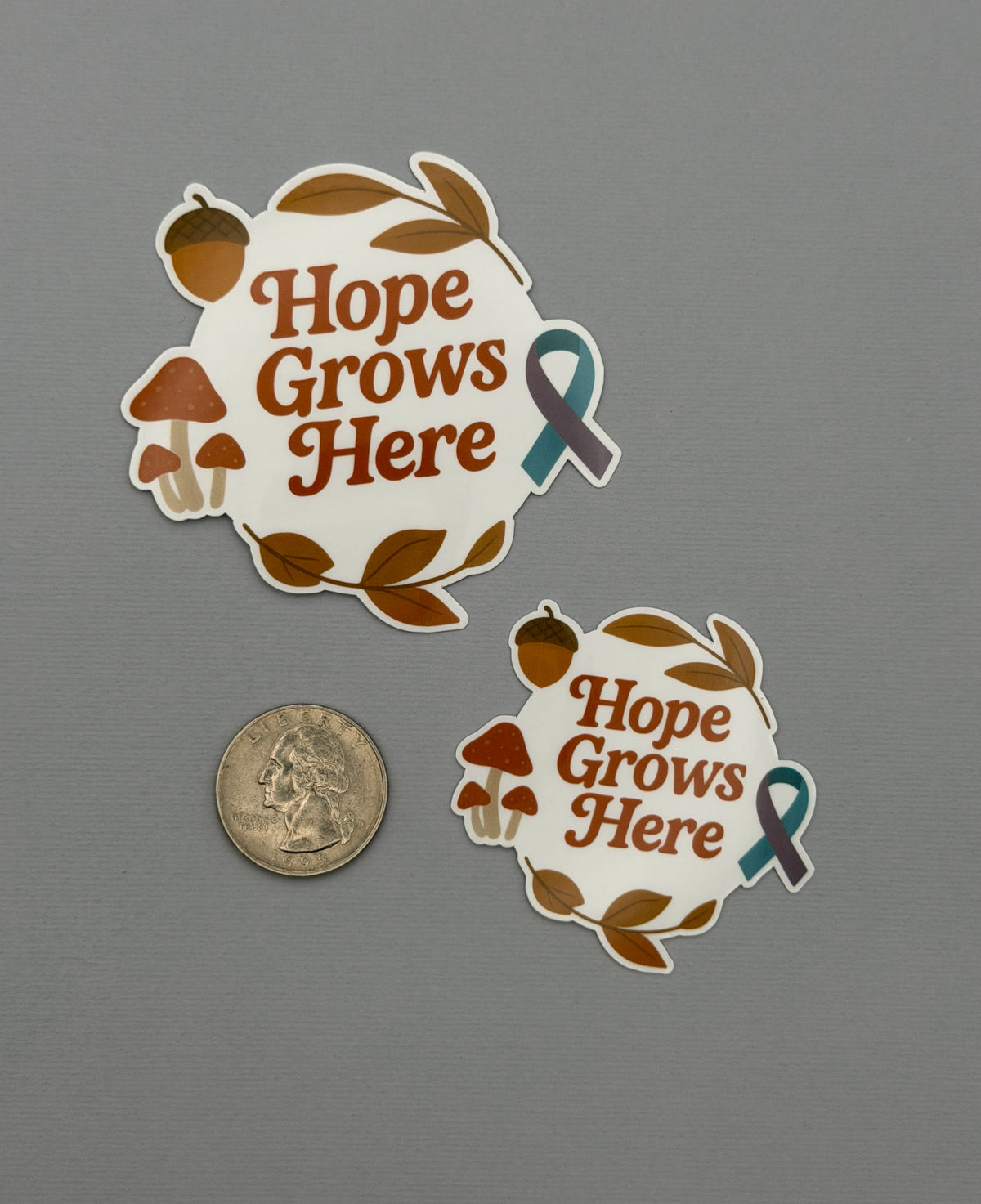 Hope Grows Here Suicide Prevention Awareness Sticker or Magnet