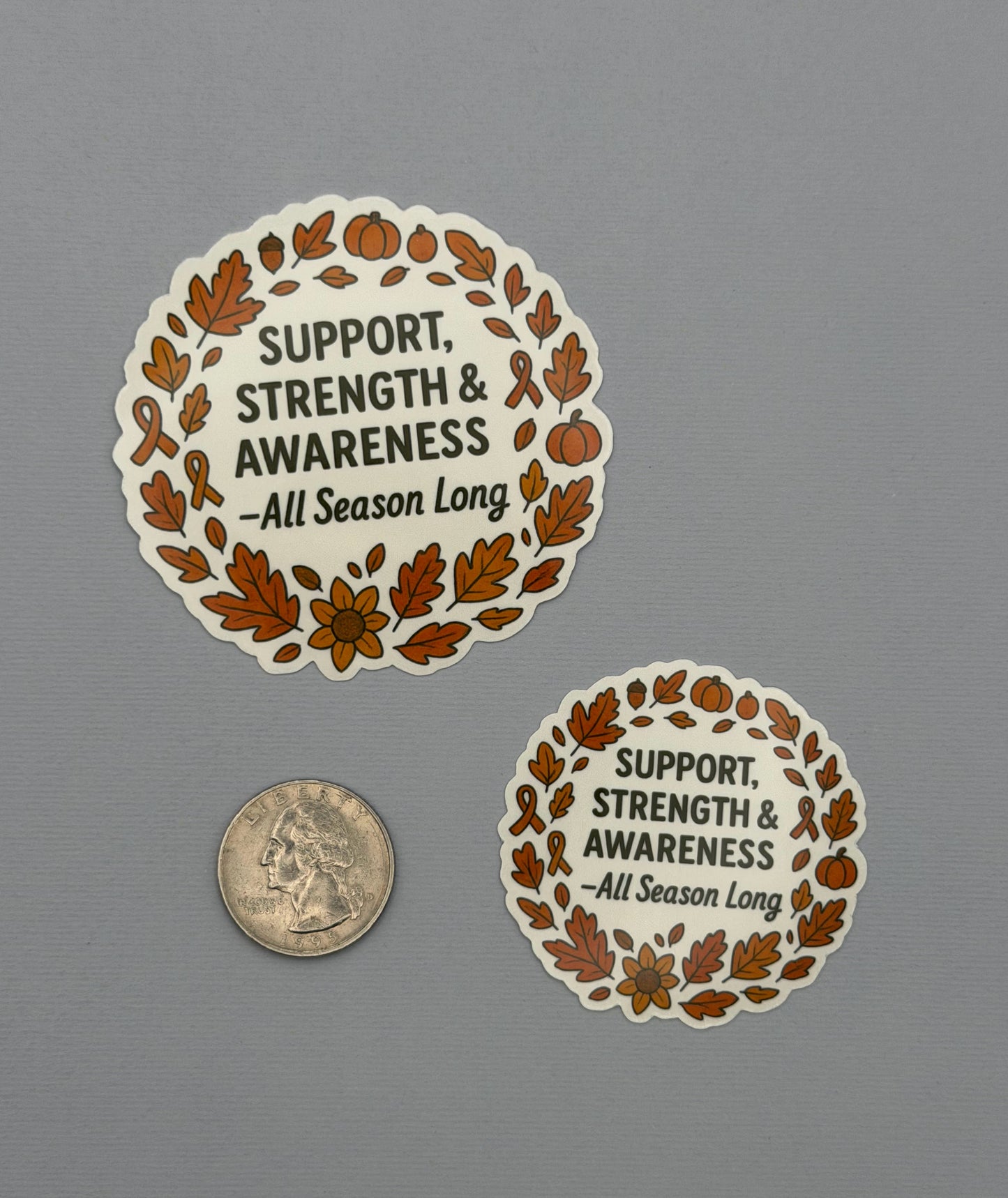 Support Strength & Awareness Fall Sticker or Magnet