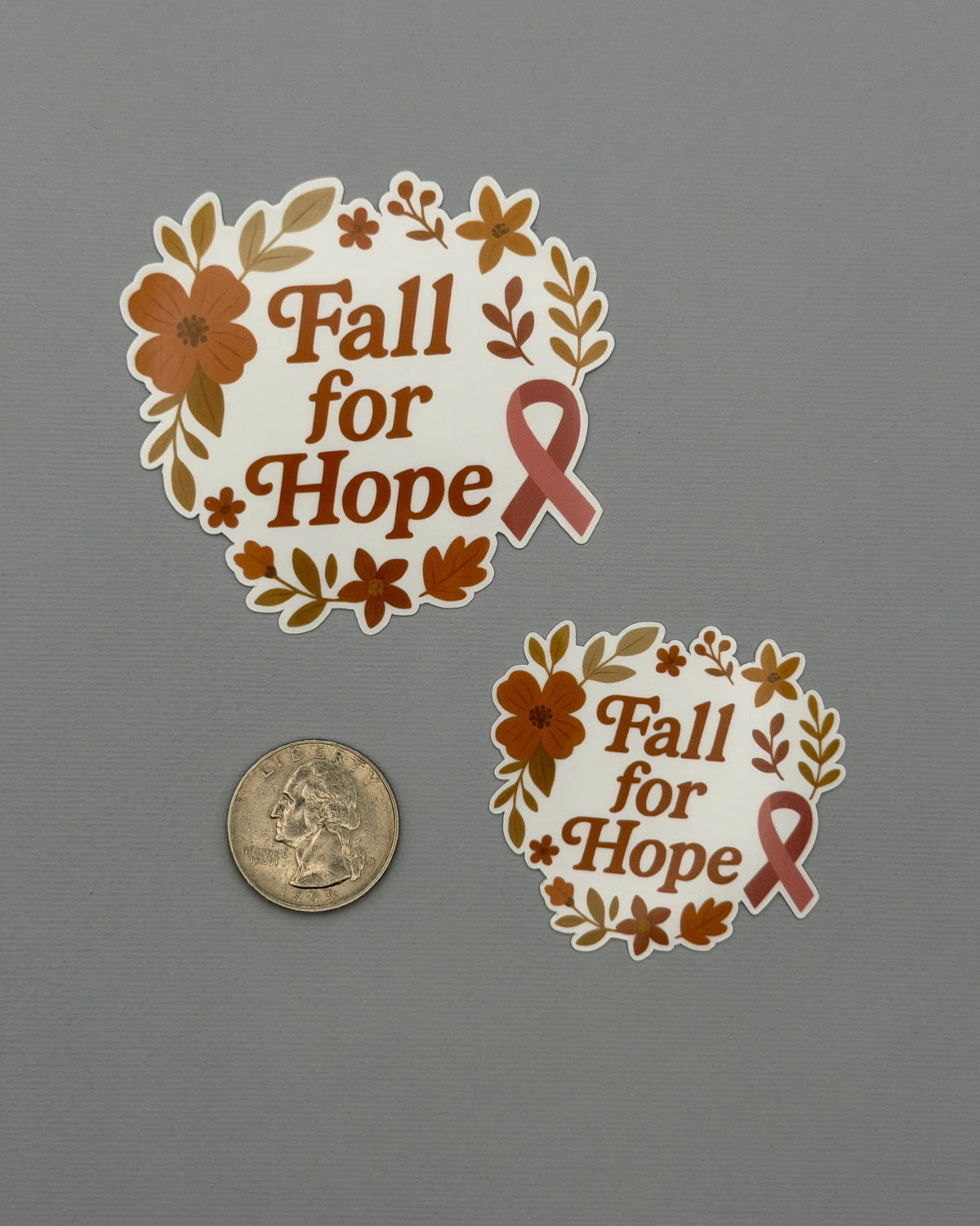 Fall For Hope Breast Cancer Awareness Sticker or Magnet