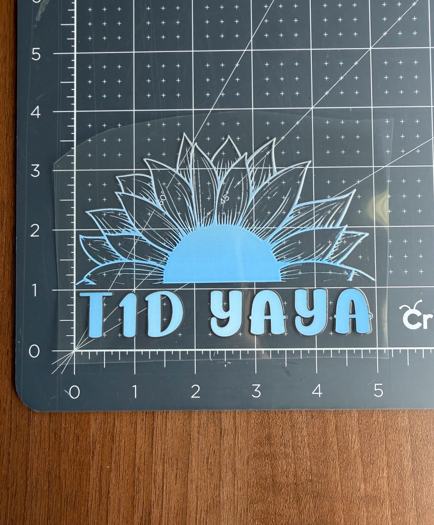 T1D Yaya Sunflower Car Decal