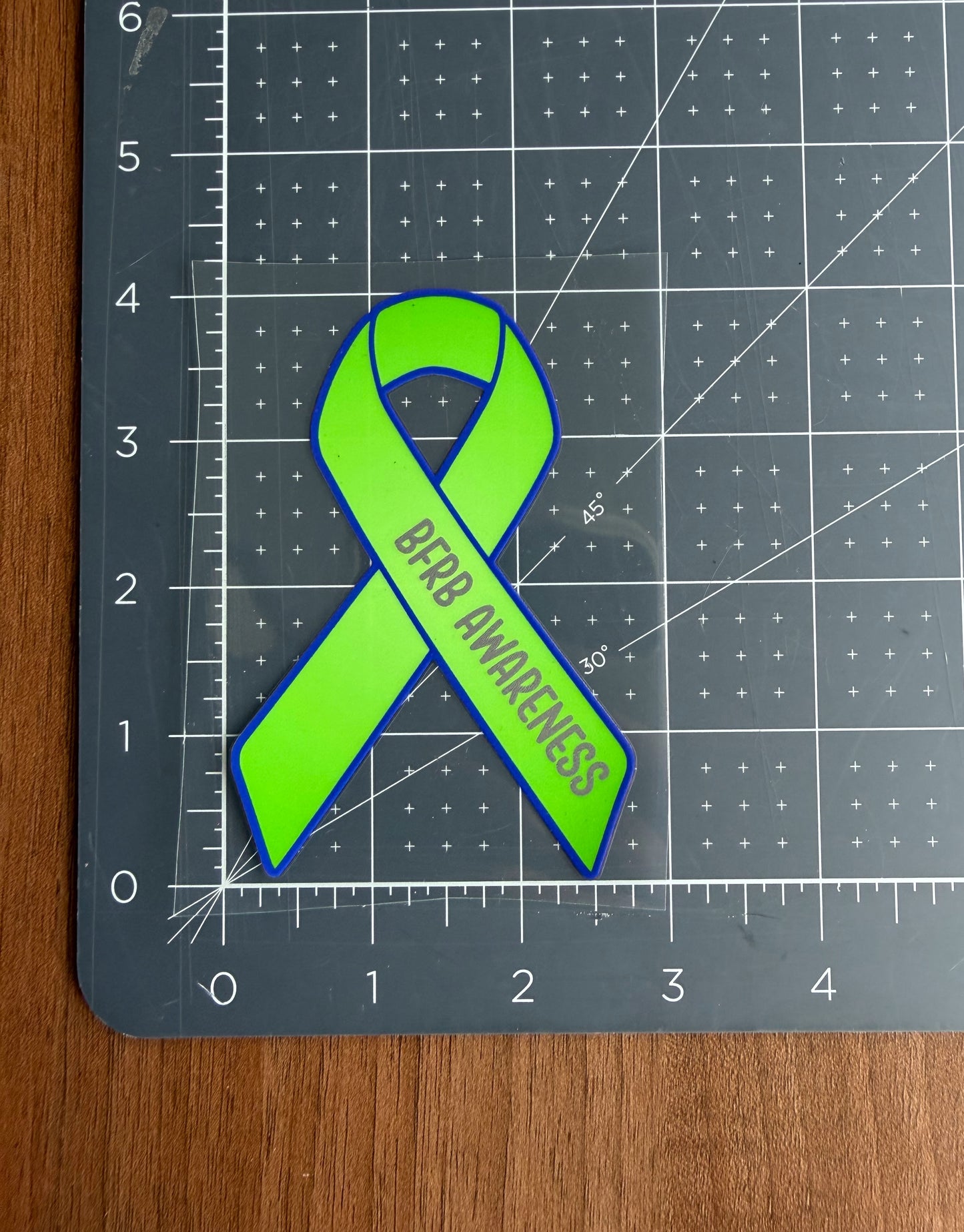 BFRB Awareness Ribbon Car Decal | Body-Focused Repetitive Behaviors