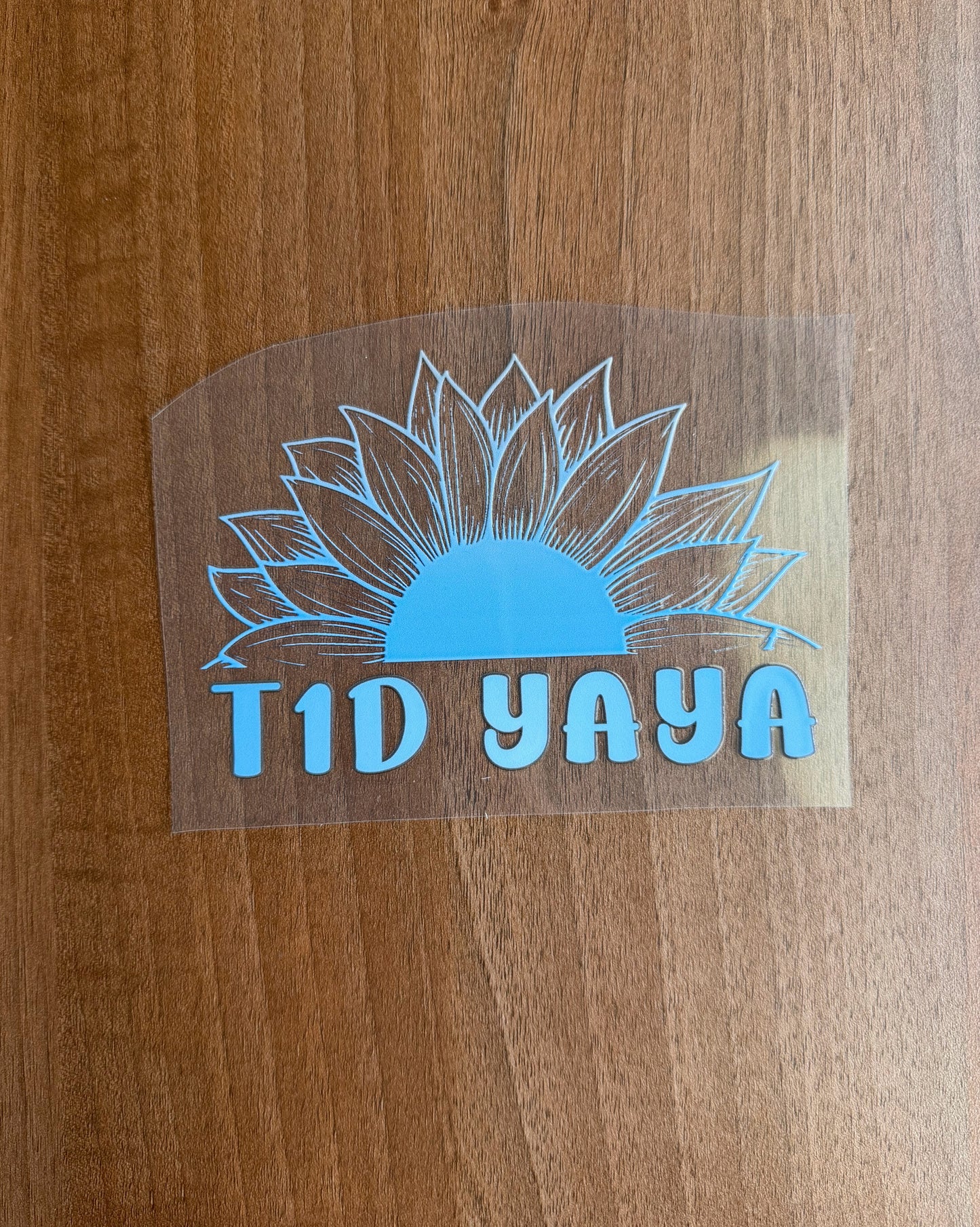 T1D Yaya Sunflower Car Decal
