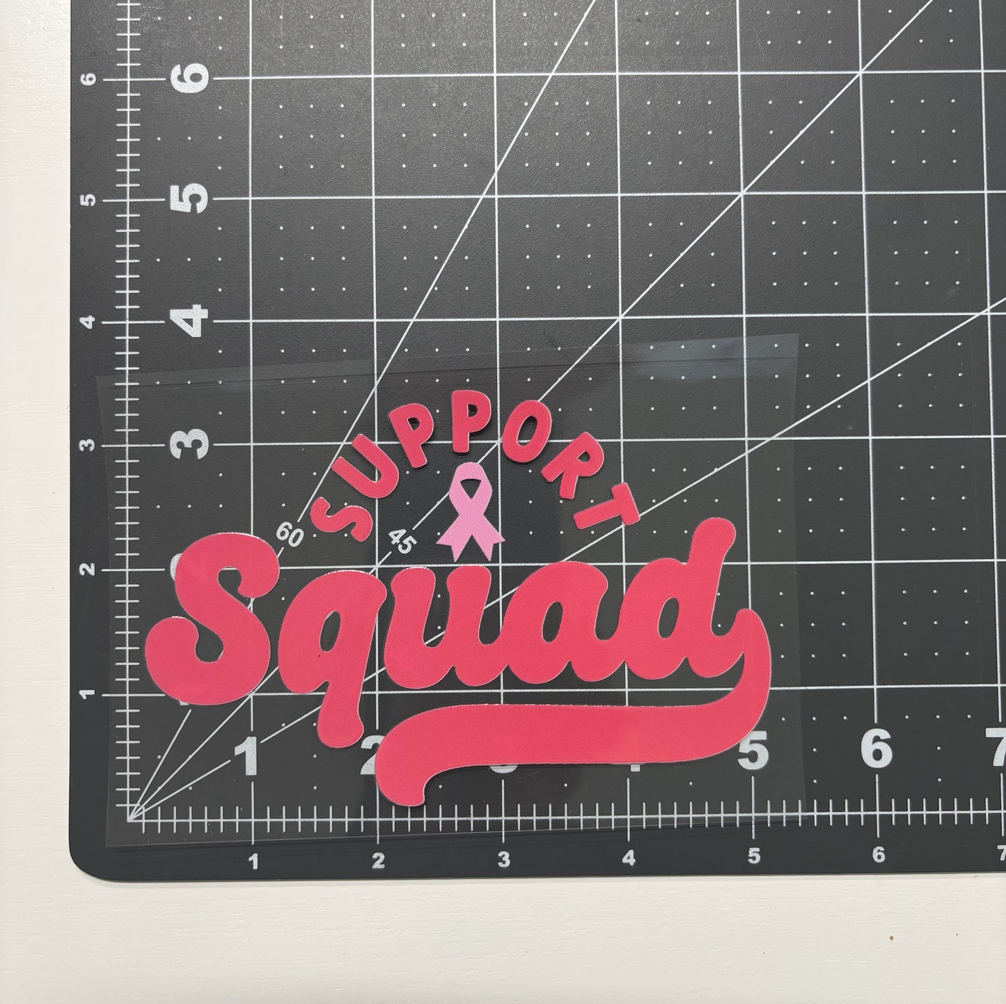 Support Squad Breast Cancer Awareness Car Decal