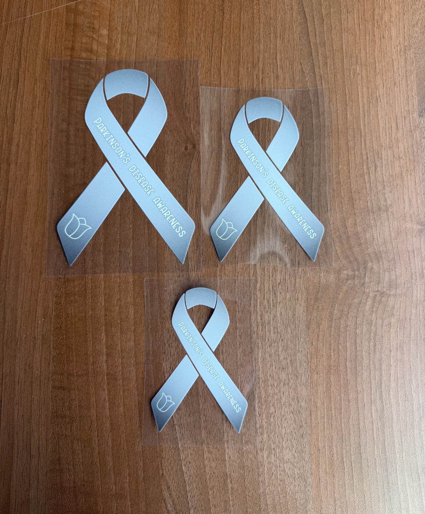 Parkinson's Disease Awareness Ribbon Car Decal