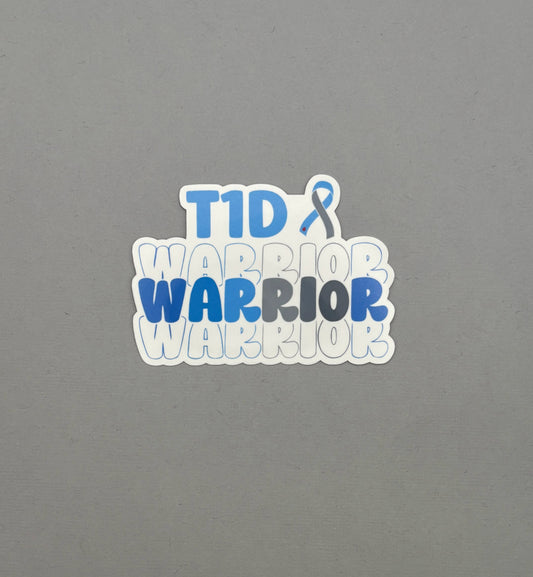 T1D Warrior Sticker
