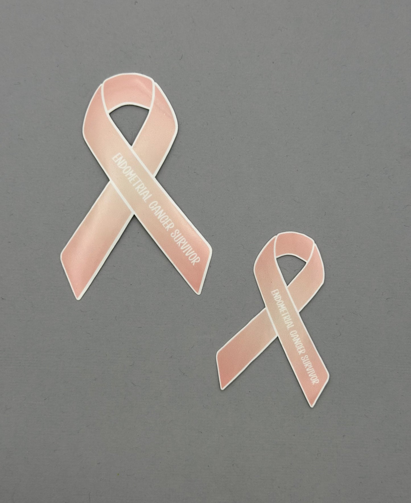 Endometrial Cancer Survivor Ribbon Sticker or Magnet