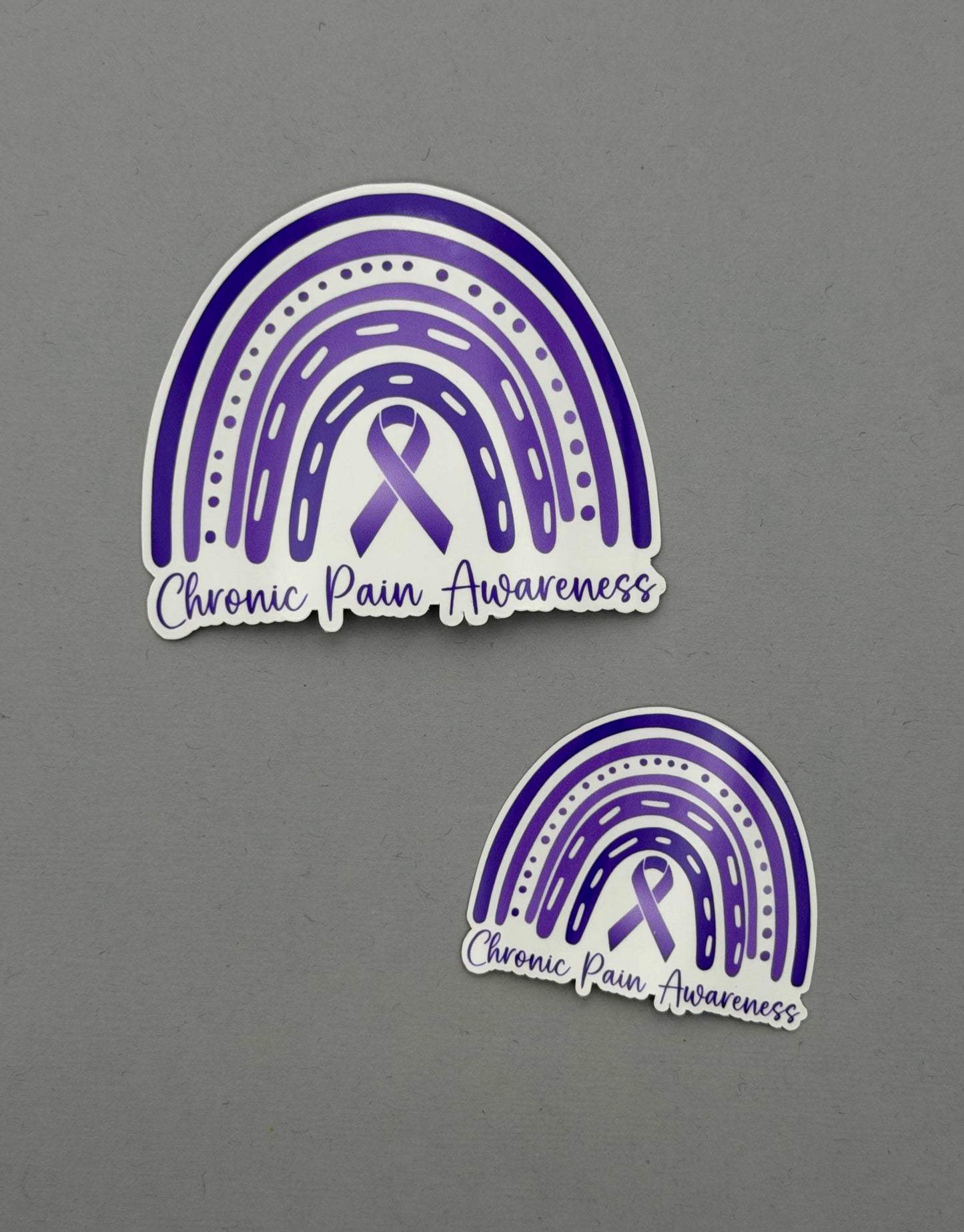 Chronic Pain Awareness Rainbow Sticker or Magnet