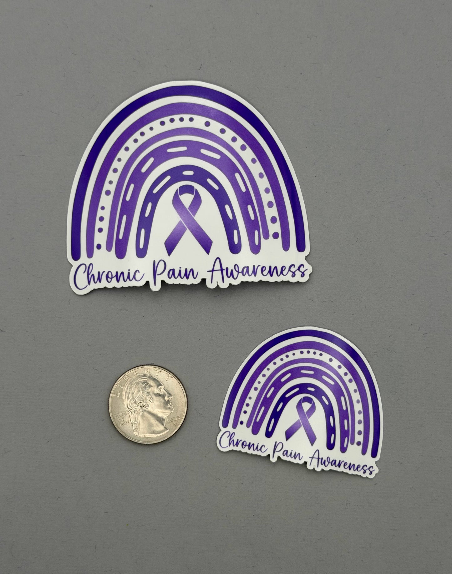 Chronic Pain Awareness Rainbow Sticker or Magnet