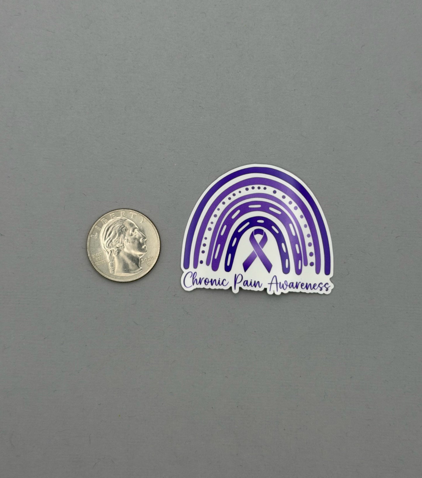 Chronic Pain Awareness Rainbow Sticker or Magnet