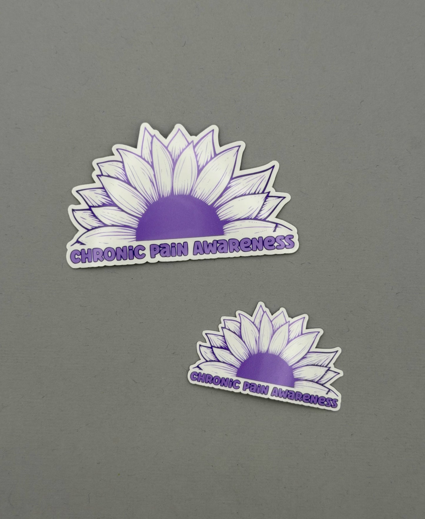 Chronic Pain Awareness Sunflower Sticker or Magnet