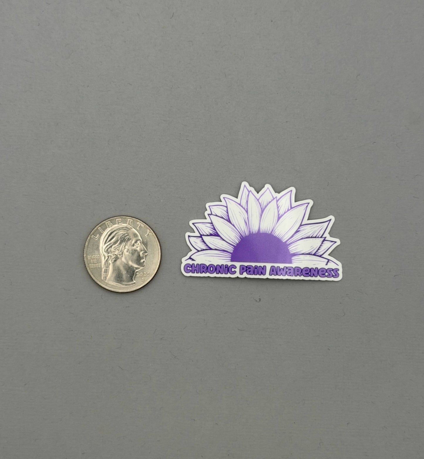 Chronic Pain Awareness Sunflower Sticker or Magnet