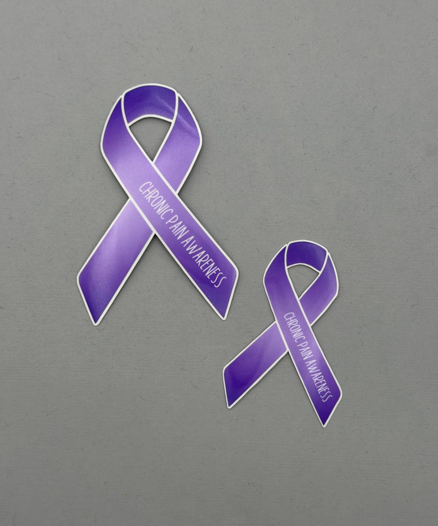 Chronic Pain Awareness Ribbon Sticker or Magnet