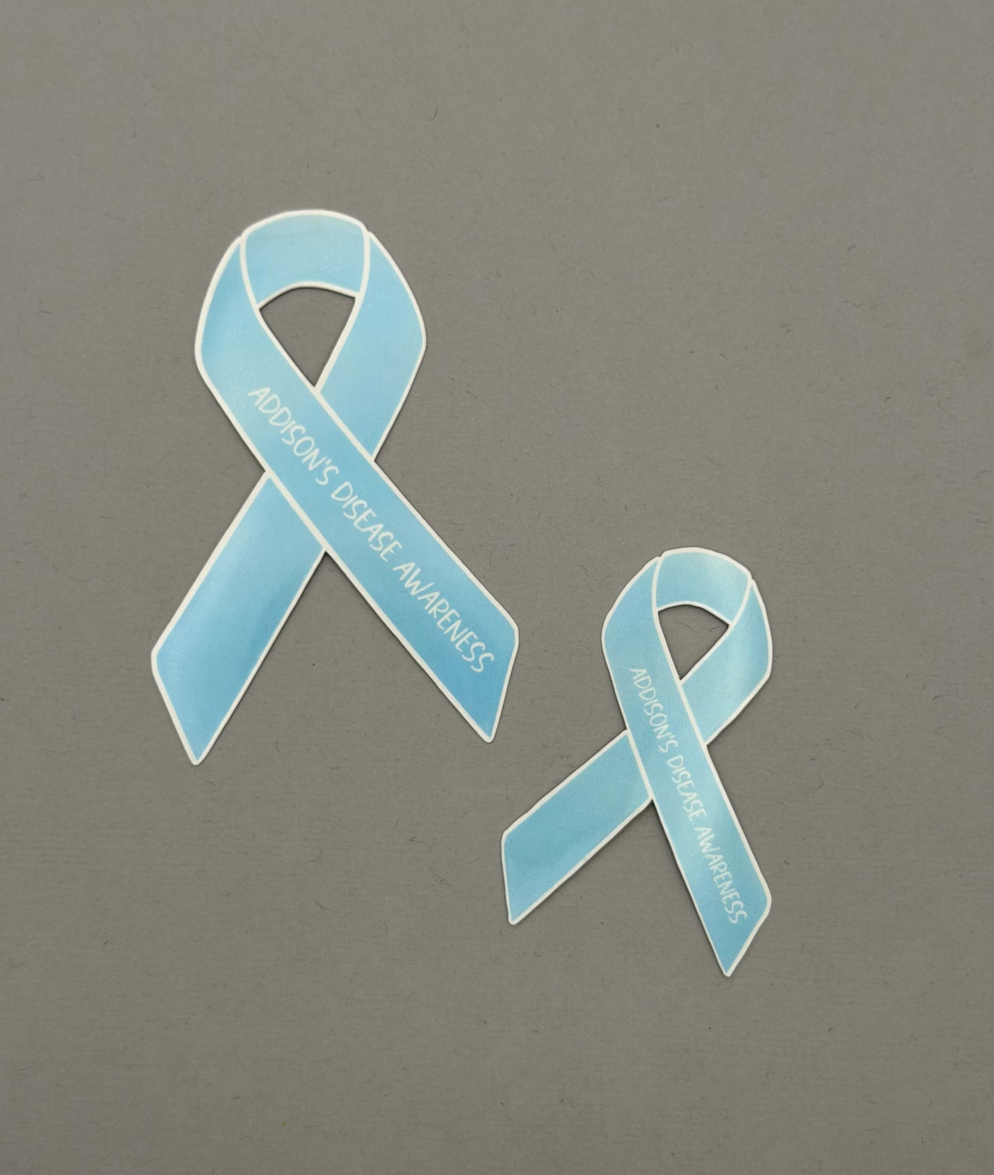Addison's Disease Awareness Ribbon Sticker or Magnet