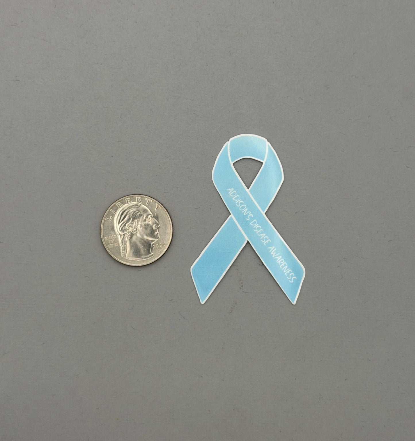 Addison's Disease Awareness Ribbon Sticker or Magnet