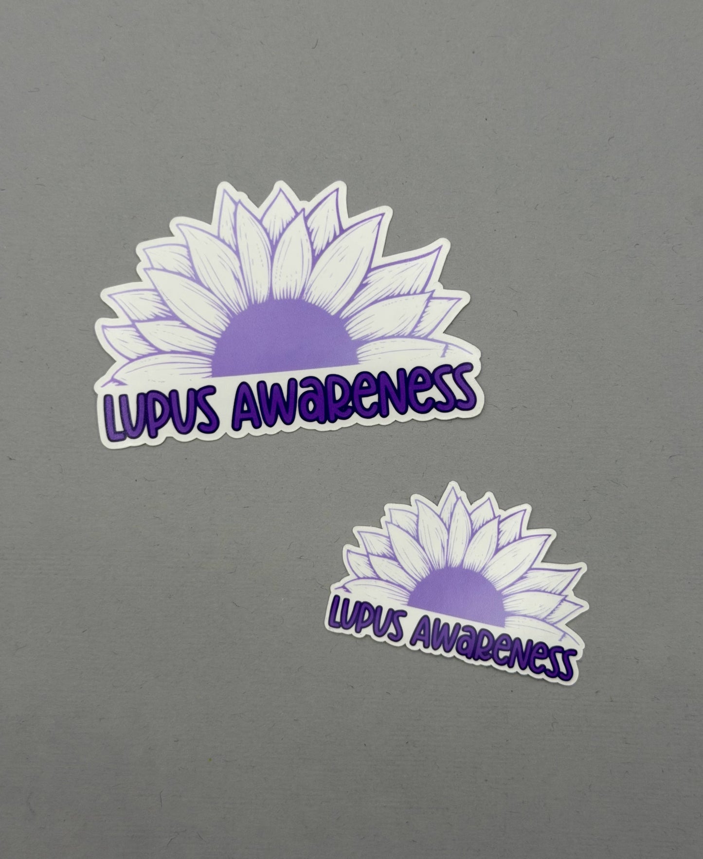 Lupus Awareness Sunflower Sticker or Magnet