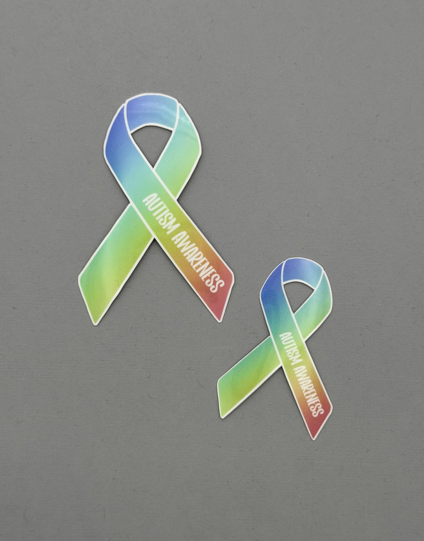 Autism Awareness Ribbon Sticker or Magnet