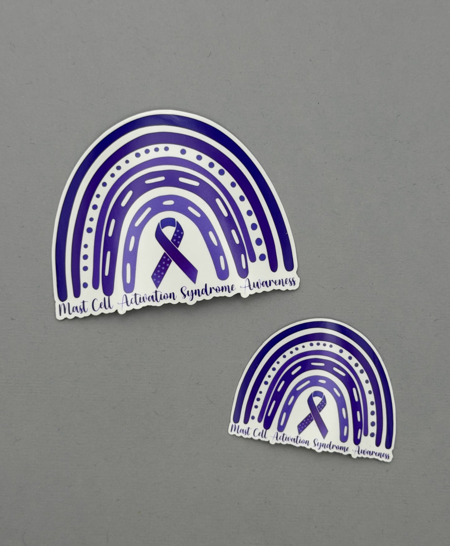 Mast Cell Activation Syndrome Awareness Rainbow Sticker or Magnet