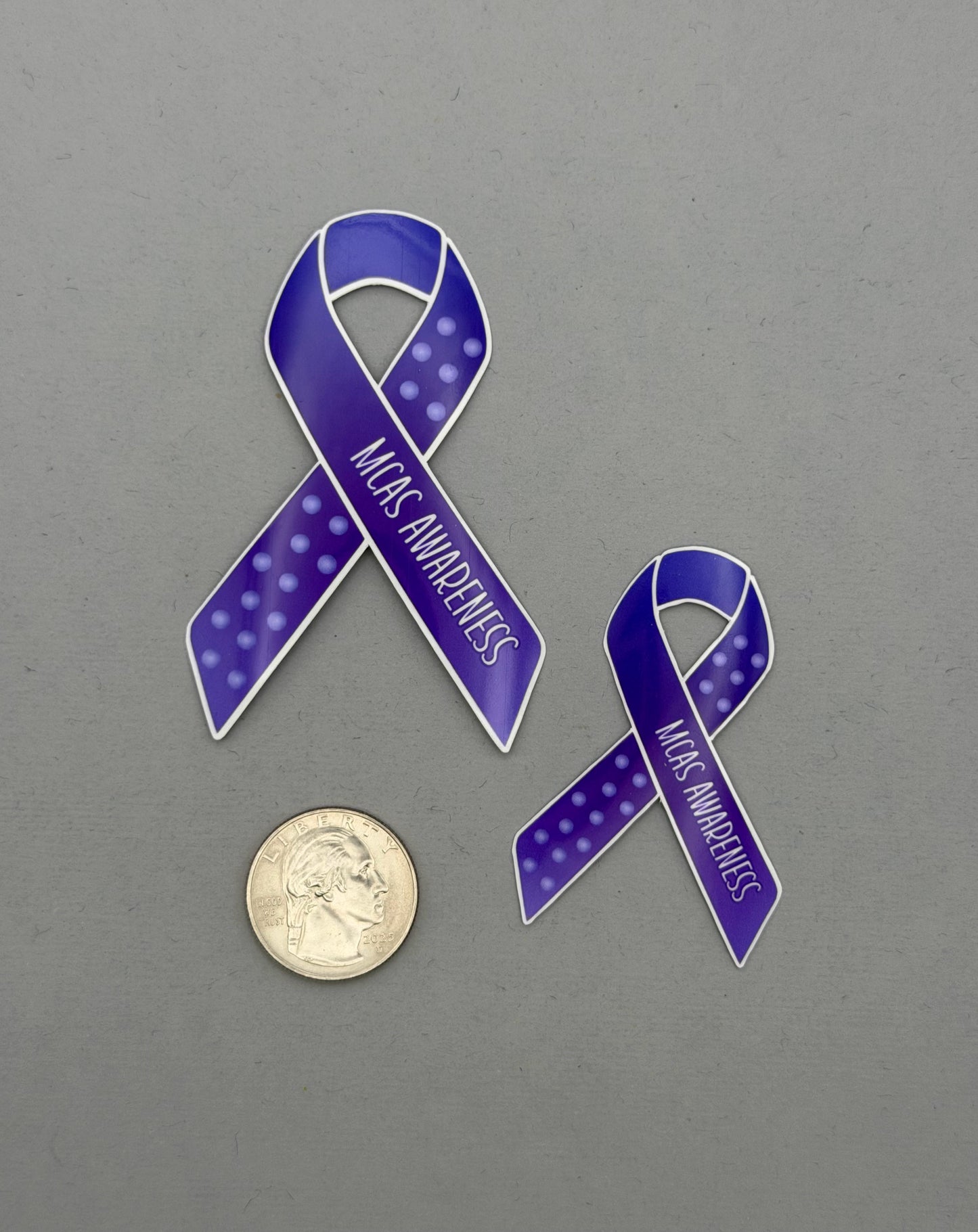MCAS Awareness Ribbon Sticker or Magnet