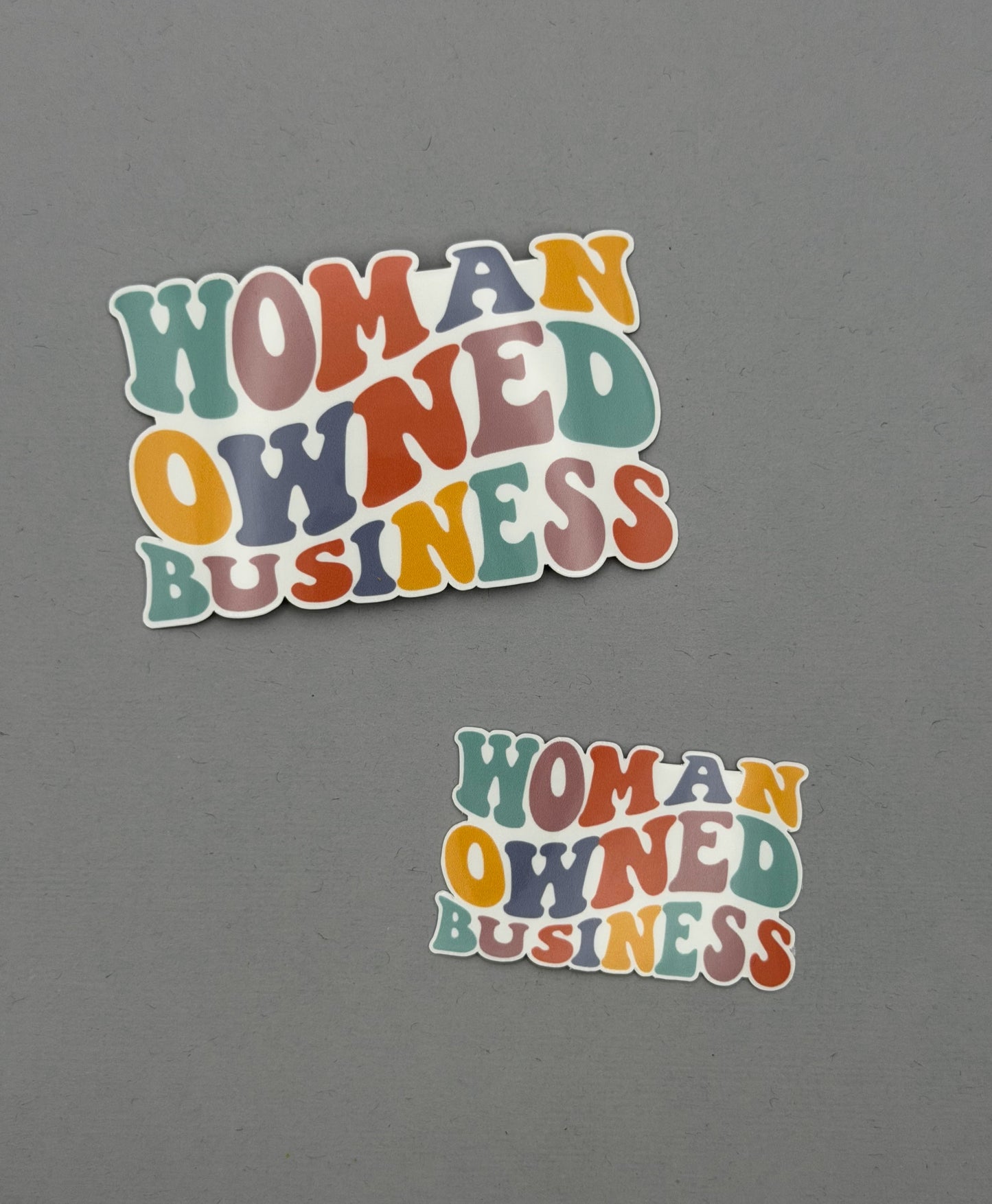 Woman Owned Business Sticker or Magnet