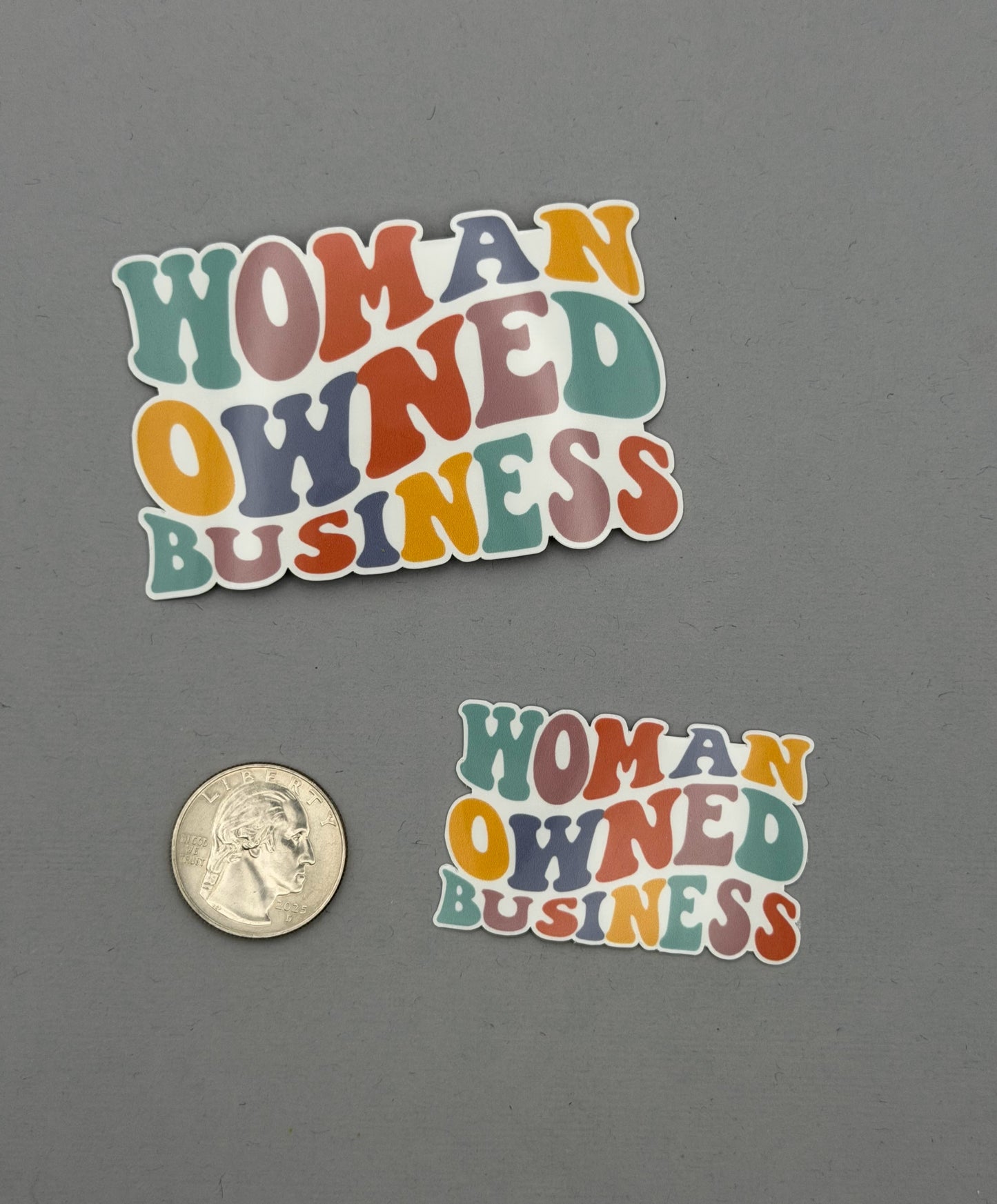 Woman Owned Business Sticker or Magnet